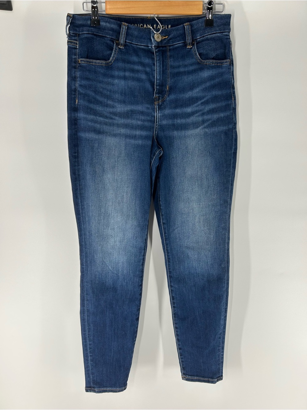 American Eagle Outfitters Women's Skinny Jeans - Indigo Fade